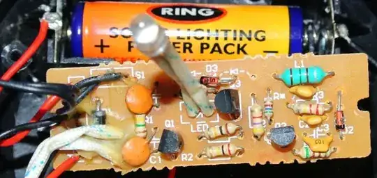 1 layer through-hole circuit board with BJTs