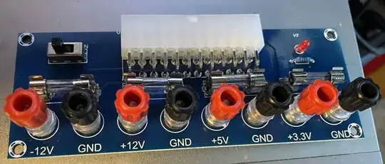 PC power supply breakout board