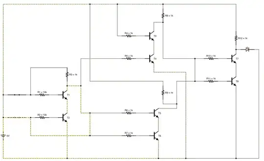Trying to make a XOR gate from NAND Gates