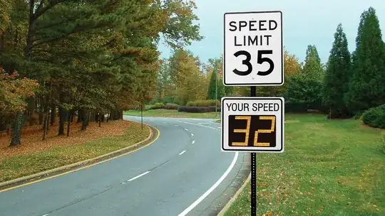 your speed sign