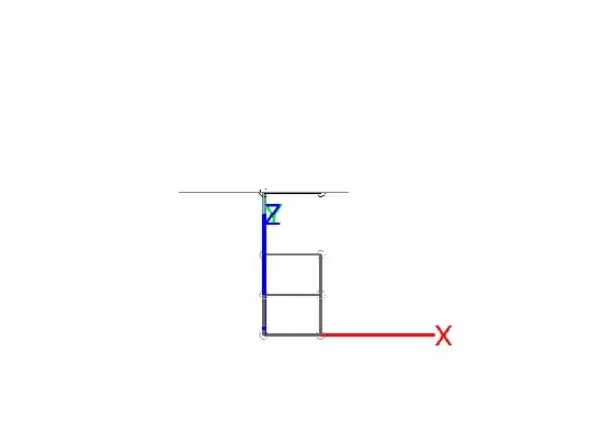 projection along equal angles to Y and Z axes