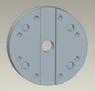 Flange with keyway