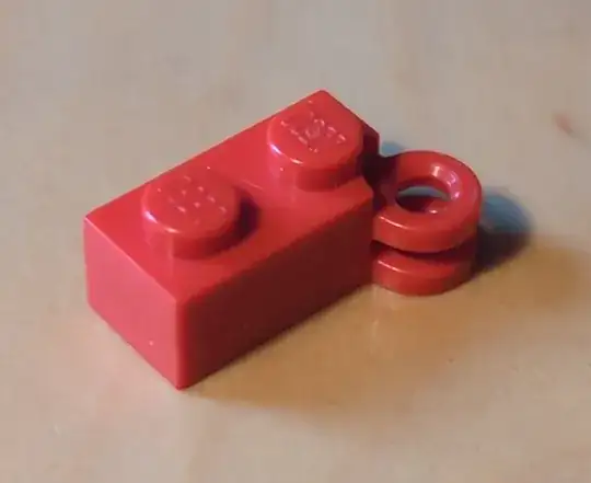LEGO flat hinge halve