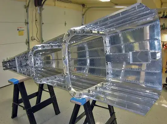 semi-finished fuselage of an RV-10