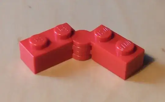 LEGO flat hinge