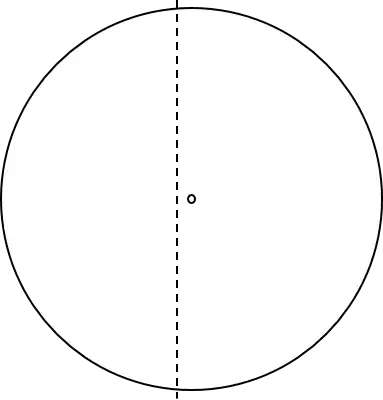Circular sheet of steel with 5 um pinhole
