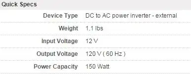 Automotive Power Inverter Specification