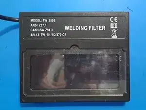 TW 350S auto-darkening welding filter Teardown