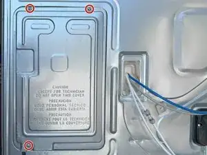 Samsung Older French Door Refrigerator Control Board Cover