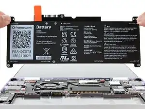 Framework Laptop 12 Battery Installation
