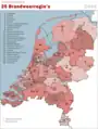 Dutch fire brigade regions (same as safety regions)