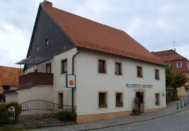 building=yes, roof:shape=gabled, roof:colour=maroon