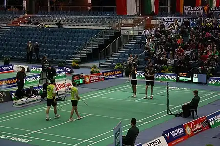 Mixed Final of the 2012 German National Badminton Championships.