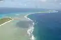 The coast of Bikini Atoll