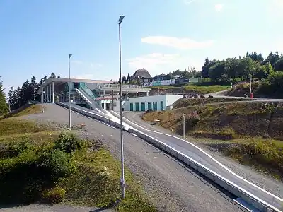Winterberg bobsleigh, luge, and skeleton track, start house 1
