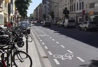 dashed_line – often indicates that vehicles can cross the lane.