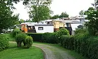 Bungalowsiedlung in Gunzenberg, Deutschland