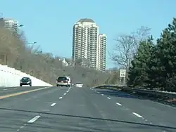 Columbia Parkway (US 50) on the east side of Cincinnati