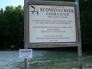 Econfina Creek Canoe Launch - Bay County, FL, USA