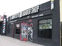Barber shop in Lynwood, California