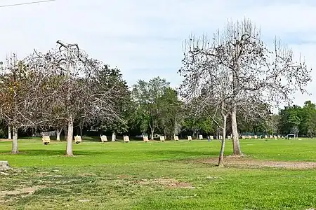 The archery range at El Dorado Regional Park
