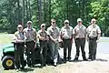 Maintenance Rangers and Park Staff at Holliday Lake State Park, USA