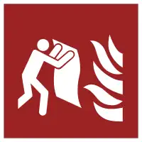 Löschdecke / ISO 7010