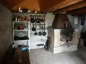 Interno di un rifugio