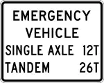 United State, Ohio: maxaxleload:emergency=12 st maxbogieweight:emergency=26 st (specify unit as short tons)