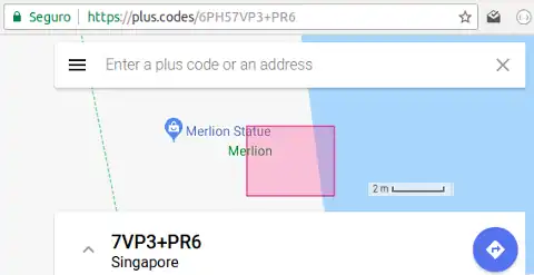 At PlusCode interface, as ~2m×2m cell. Using a 11-length code, 6PH57VP3+PR6 and showing option of "cityName + localCell code" (city's local cell is the 6PH5 prefix).