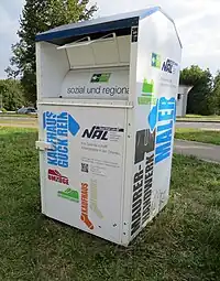 Altkleider-Container, Neue Arbeit Lahr