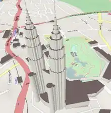 Petronas Twin Towers, Kuala Lumpur, Malaysia.