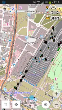 Railway signals from OpenRailwayMap as an overlay