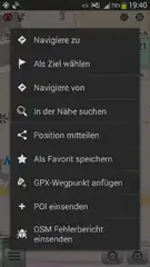 Verwende Position … (OsmAnd 1.7)