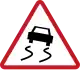 W5-9 SLIPPERY ROAD