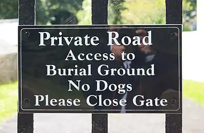 A “Private Road” sign may not mean that the public is not allowed to enter it – but about who owns and maintains it. For example, in at least some parts of the United States, a “No Trespassing” sign would also be required to prohibit entry, while “Private Road” would not prohibit entry.