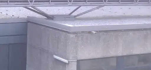 střecha pokrytá štěrkem