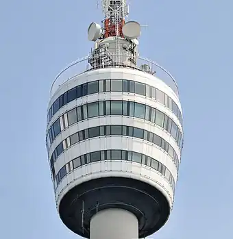 Fernsehturm Stuttgart architect=Heinle, Wischer and Partner, engineer=Fritz Leonhardt