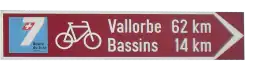 typical route sign