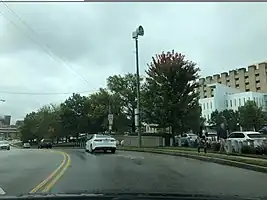 Pole-mounted tornado siren in the United States, identifiable by the logo on the horn: emergency=siren siren:purpose=tornado siren:type=electronic manufacturer=American Signal Corporation manufacturer:wikidata=Q4744989 siren:model=T-128 [2] man_made=mast tower:type=siren support=pole