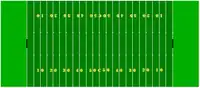 sport=canadian_football 150 yards x 65 yards (137.2 m × 59.4 m)