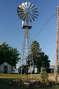 Windpump in a farm