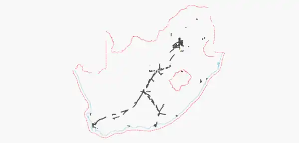 Lines with pylons on Feb 6th, 2011