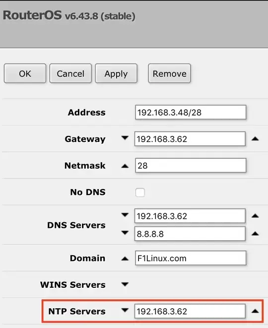 Router DHCP Settings