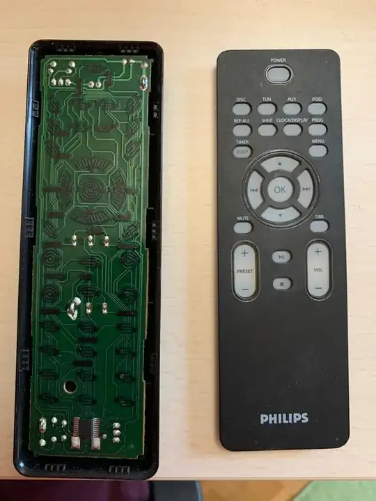 This is what there is under the buttons