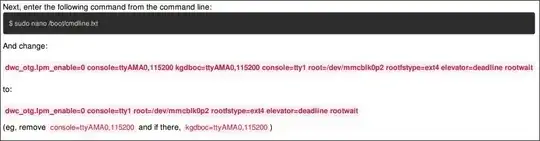 Changes to /boot/cmdline.txt before rebooting