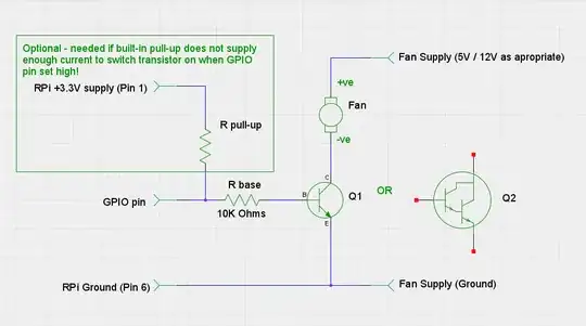 simple CE stage to drive a Fan or other motor from a GPIO pin