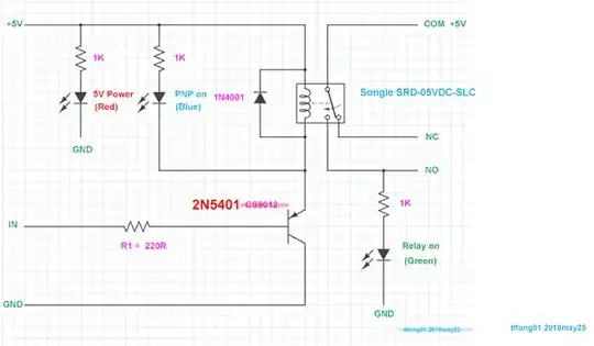 Arduino relay circuit