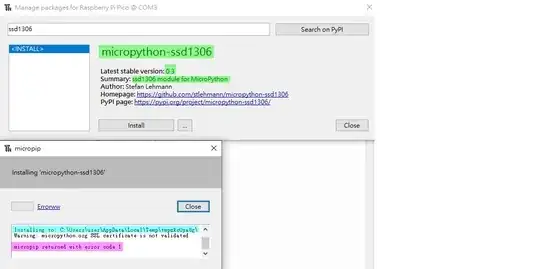 ssd1306 install error 1