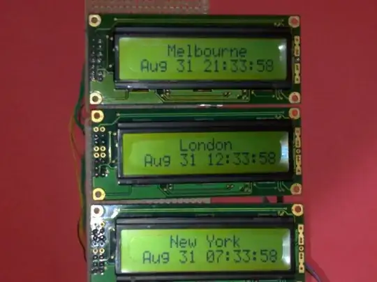 RPi running 3 HD44780 displays via I²C